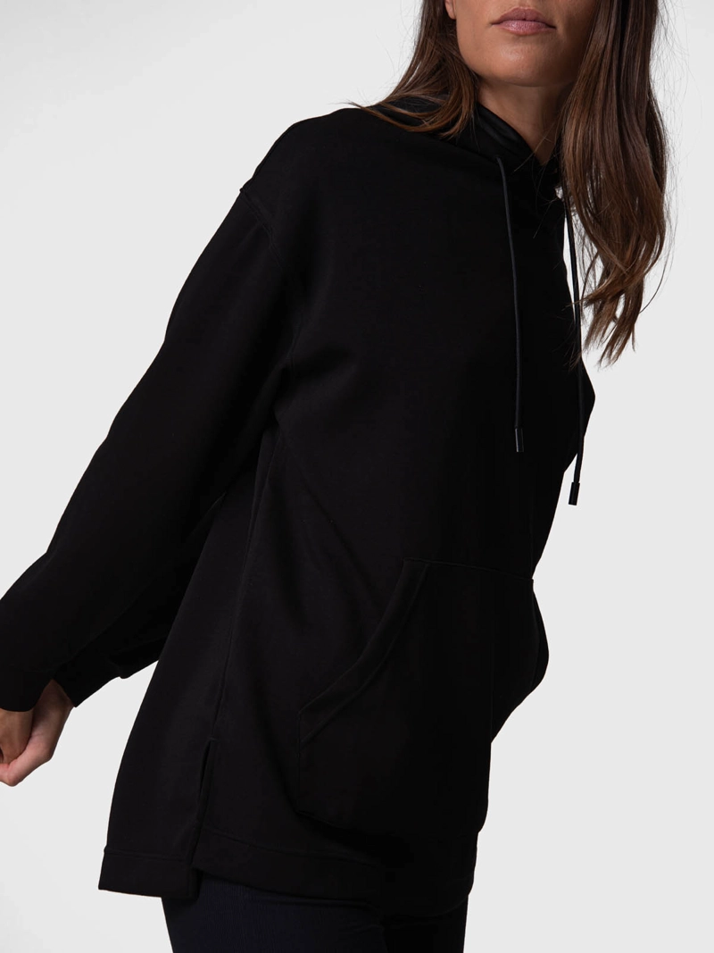 POLERON MUJER HOODIE MARA REC NEGRO BSOUL - 4