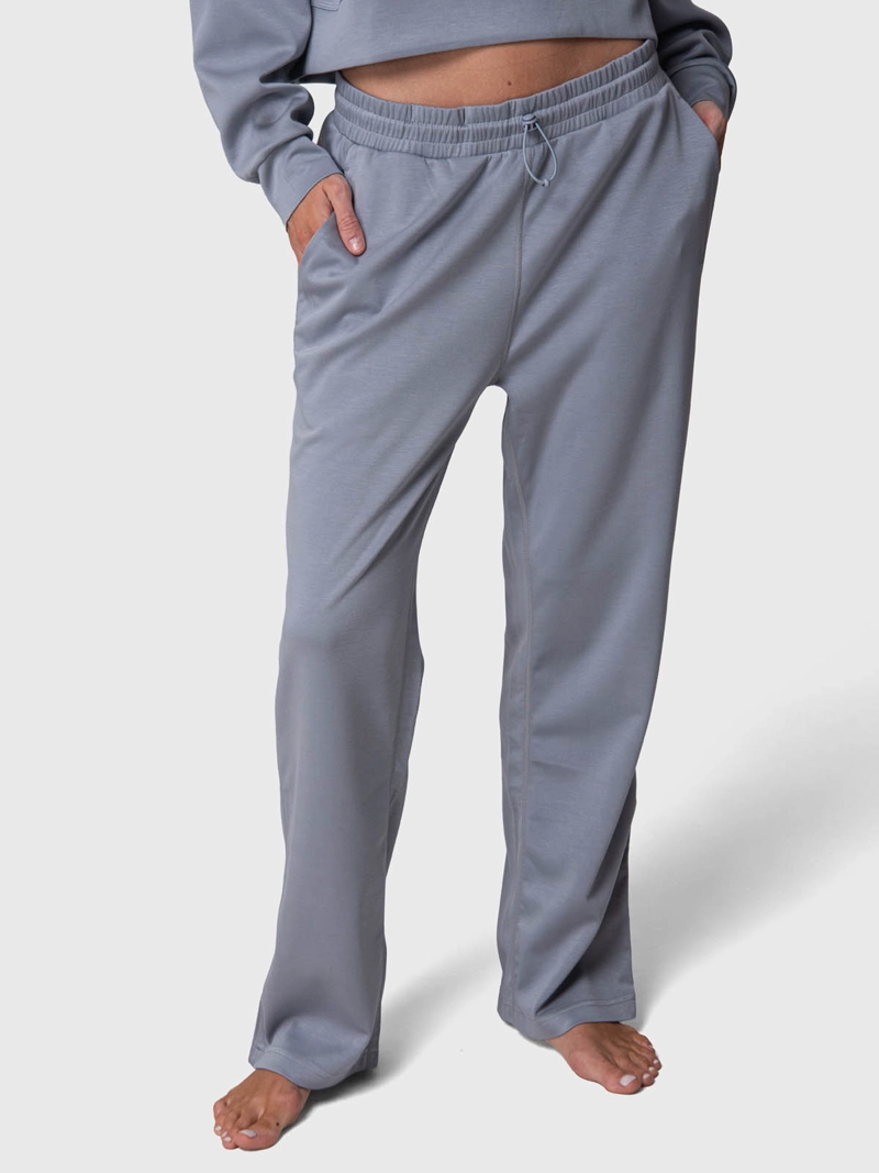 PANTALON BUZO MUJER PANT ANNA REC GRIS CLARO BSOUL - 1