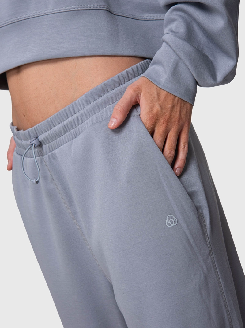PANTALON BUZO MUJER PANT ANNA REC GRIS CLARO BSOUL - 2