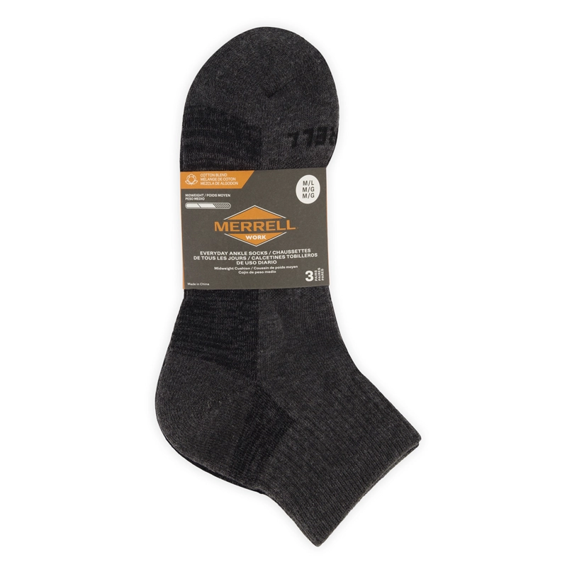 CALCETIN UNISEX EVERYDAY TRIPACK GRIS MERRELL - 6