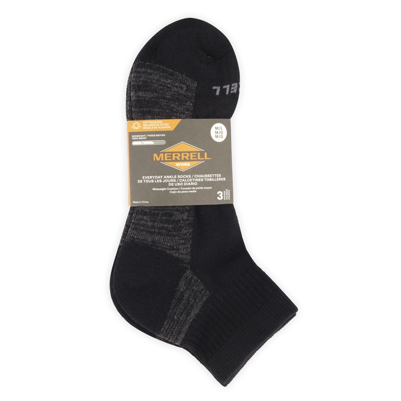 CALCETIN UNISEX EVERYDAY TRI NEGRO MERRELL - 6