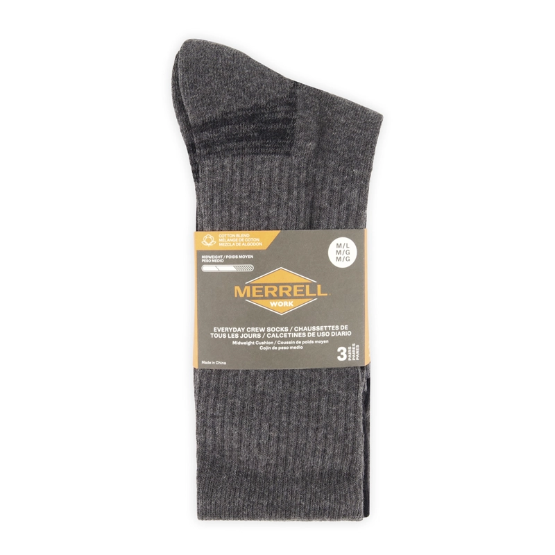 PACK 3 CALCETINES UNISEX EVERYDAY TRI GRIS MERRELL - 6