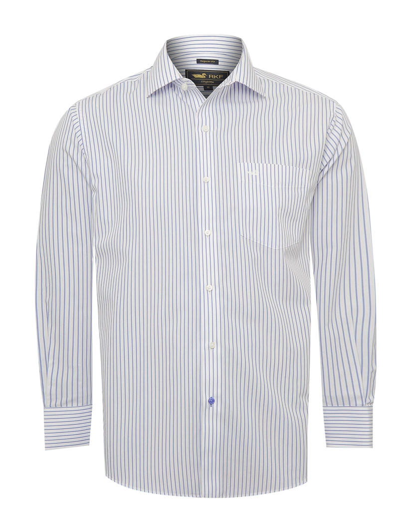 CAMISA CUELLO ITALIANO AZUL HOMBRE WF ROCKFORD - 2