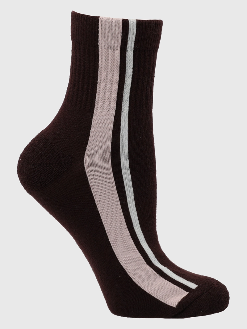 CALCETINES 2 PACK LIA WINE/WHITE BSOUL - 2