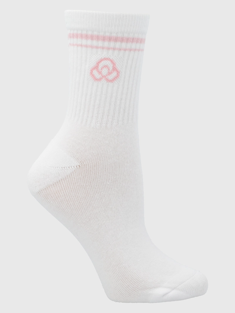 CALCETIN 2 PACK QUARTER WHITE PINK BSOUL - 2