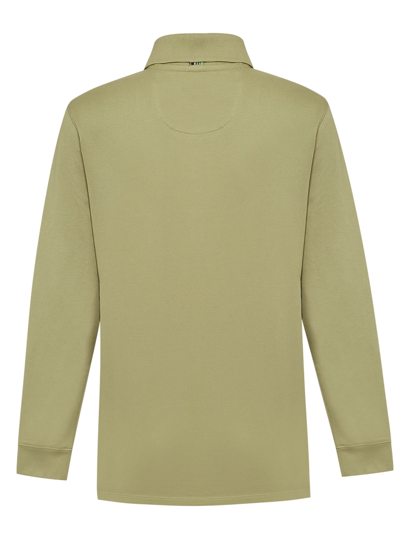 POLERA ALGODON PIMA MUJER GODWIN VERDE ROCKFORD - 2