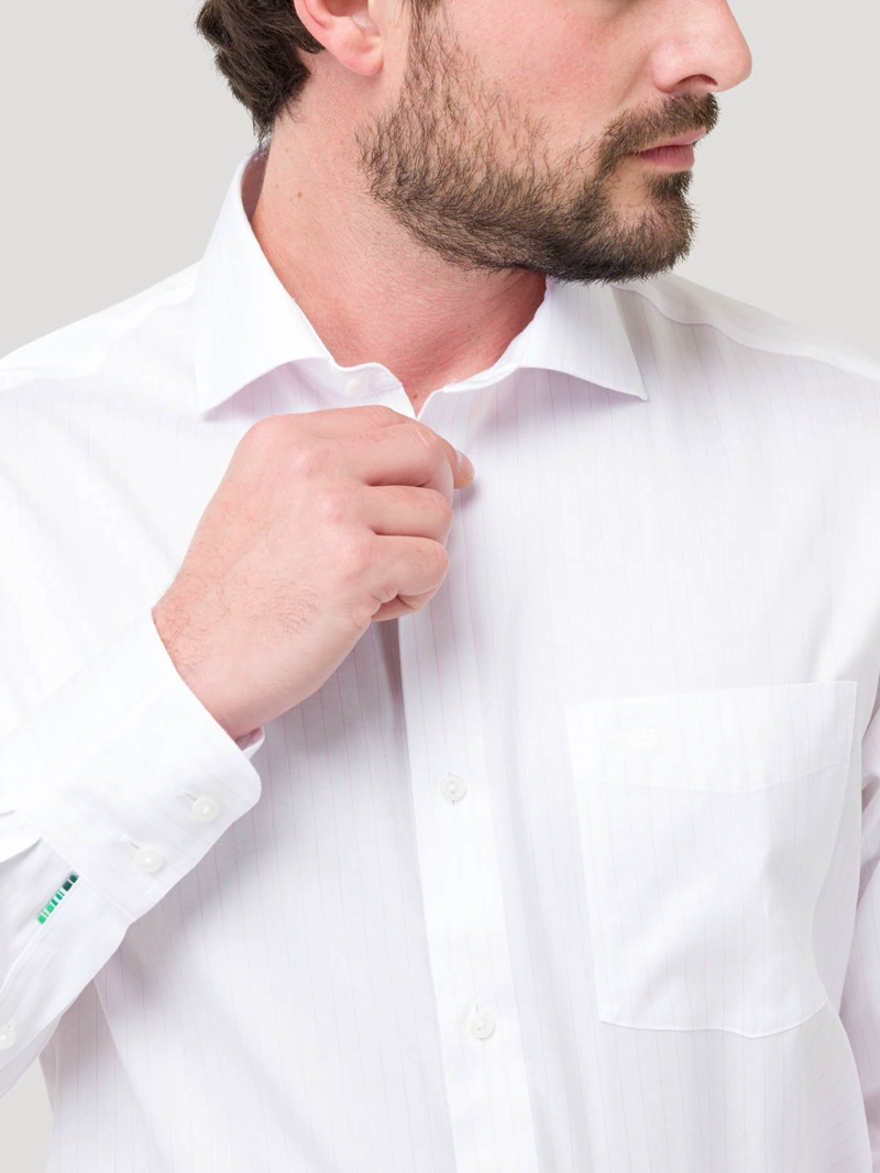 CAMISA ALGODÓN LIBRE DE ARRUGAS HOMBRE EN COLOR BLANCO ROCKFORD - 7