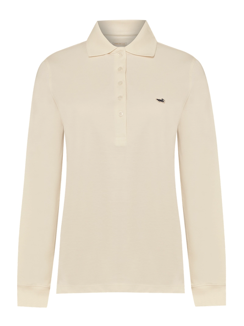 POLERA ALGODON PIMA MUJER GODWIN BLANCO ROCKFORD - 1