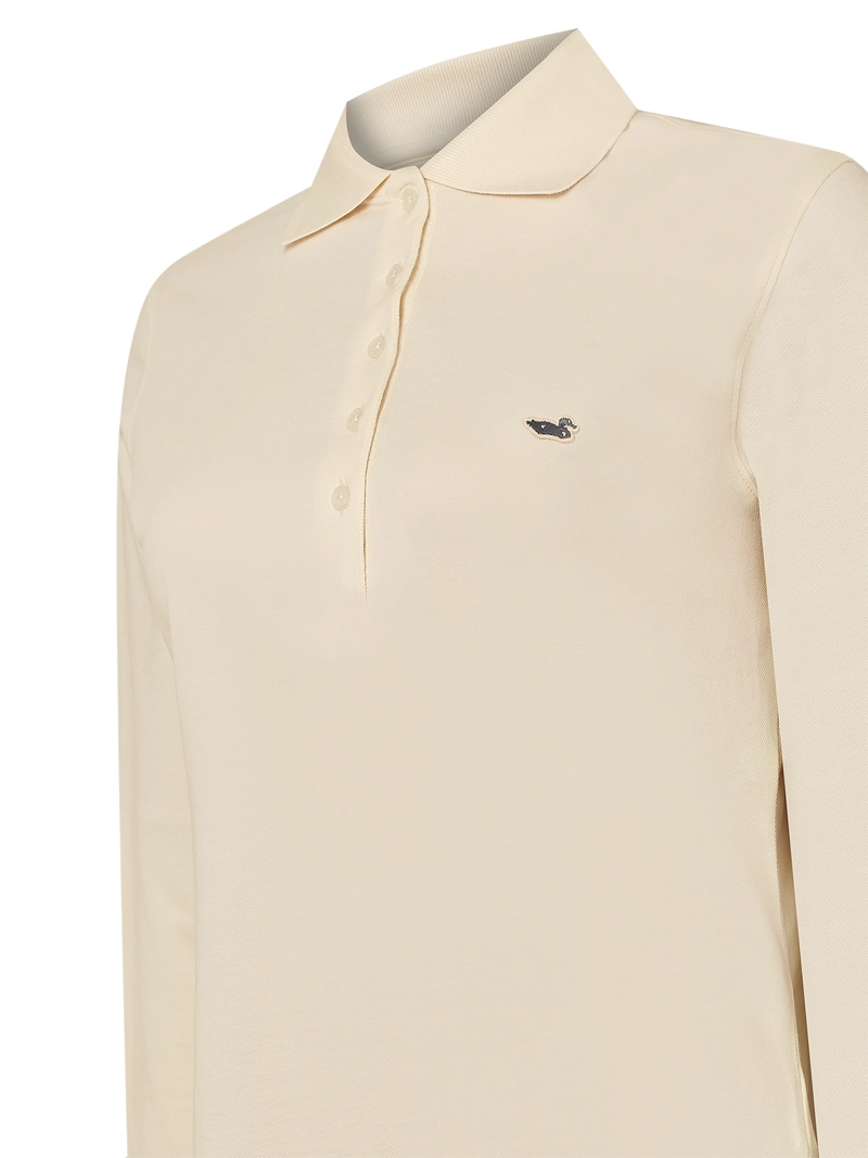 POLERA ALGODON PIMA MUJER GODWIN BLANCO ROCKFORD - 4