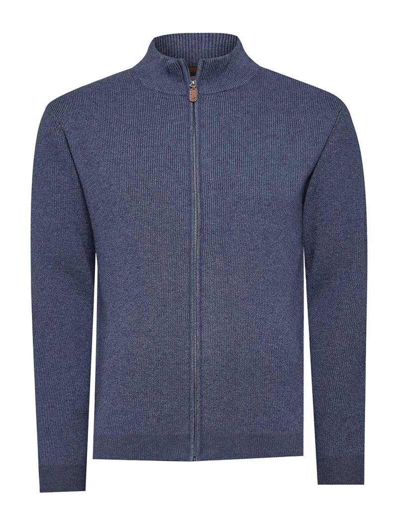 CHALECO LANA MERINO HOMBRE MASSAFULL CELESTE ROCKFORD - 1