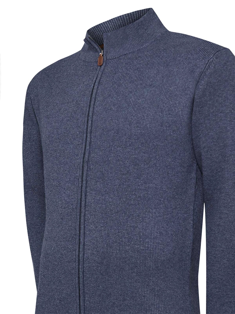 CHALECO LANA MERINO HOMBRE MASSAFULL CELESTE ROCKFORD - 4