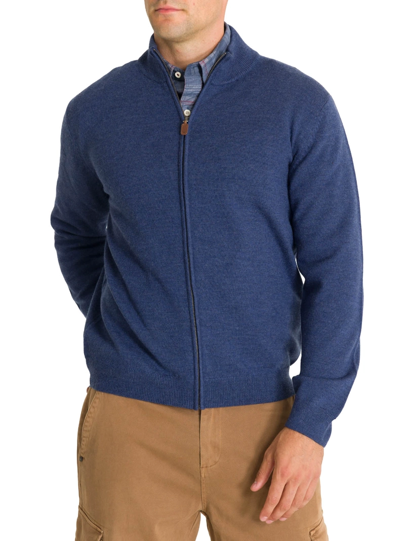 CHALECO LANA MERINO HOMBRE MASSAFULL CELESTE ROCKFORD - 6