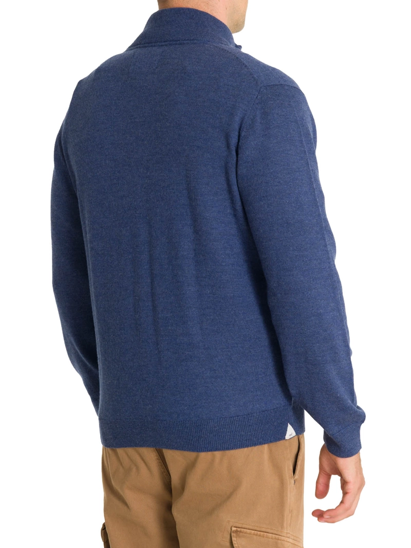 CHALECO LANA MERINO HOMBRE MASSAFULL CELESTE ROCKFORD - 7