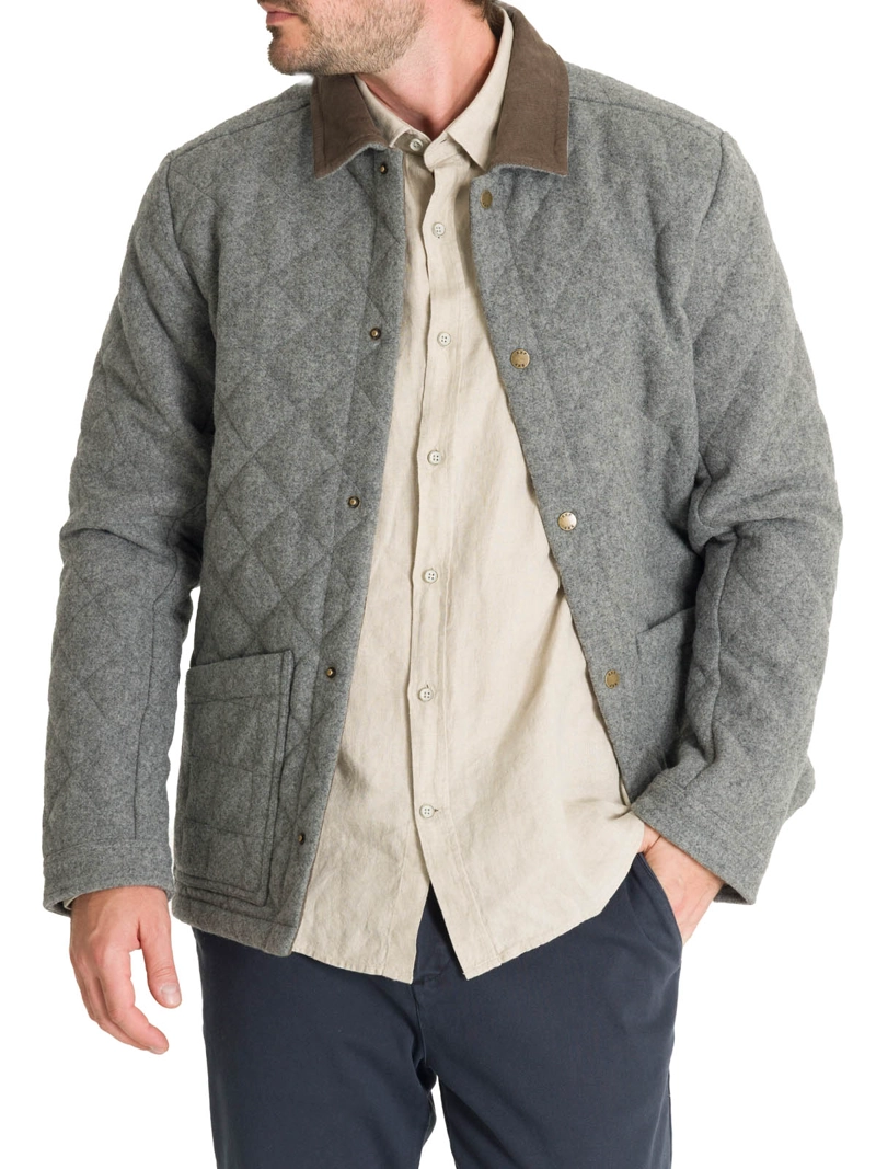 CHAQUETA THERMORE HOMBRE LEWIS GRIS ROCKFORD - 5