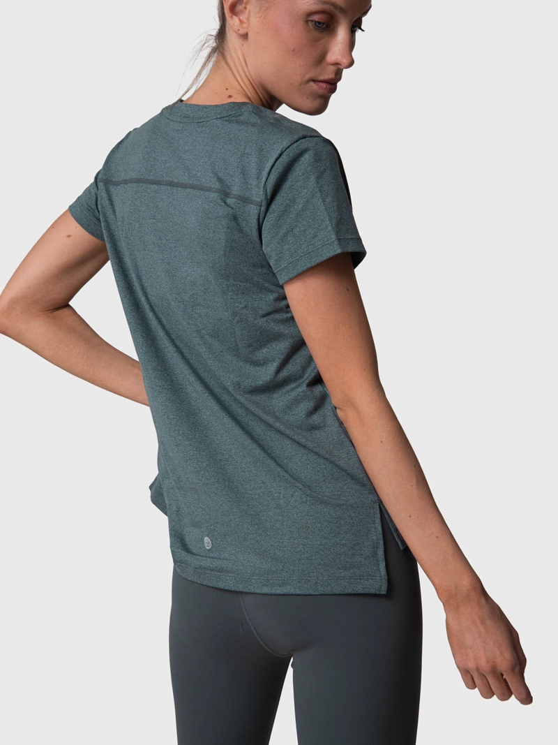 POLERA MUJER V NECK ALOE VERDE  BSOUL - 4