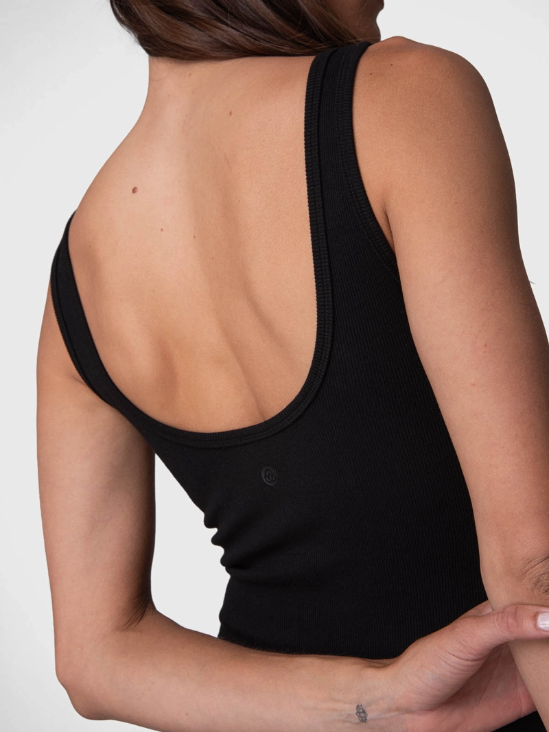 VESTIDO LONG DRESS ALOE NEGRO BSOUL - 5