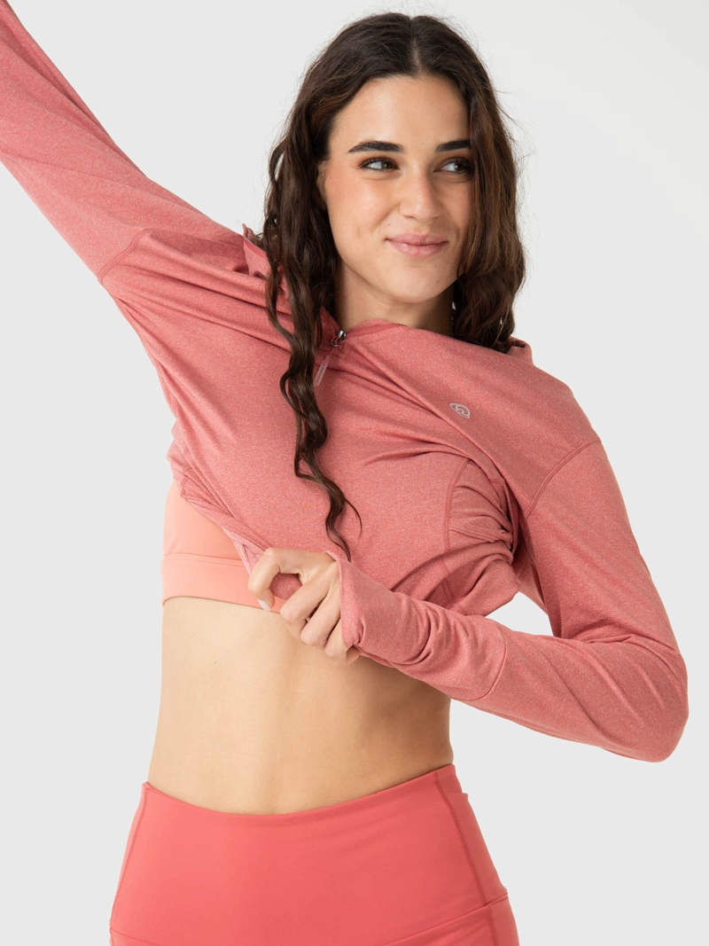 POLERON HALF ZIP REC ROSADO BSOUL - 2
