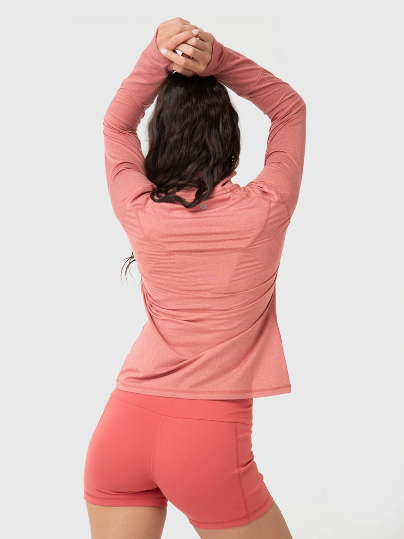 POLERON HALF ZIP REC ROSADO BSOUL - 4