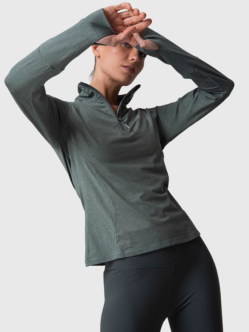 POLERON HALF ZIP ALOE VERDE BSOUL - 1