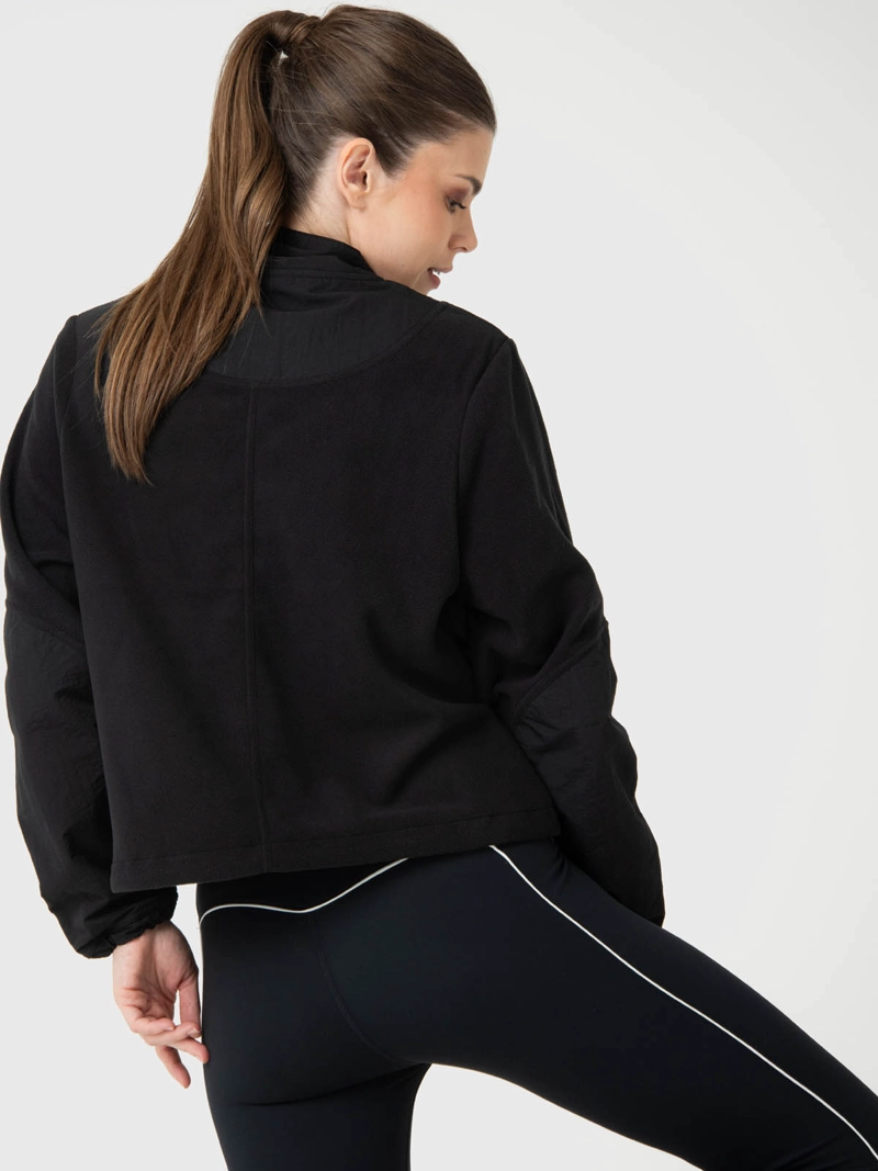 POLERON MUJER MID ZIP NEGRO BSOUL - 4