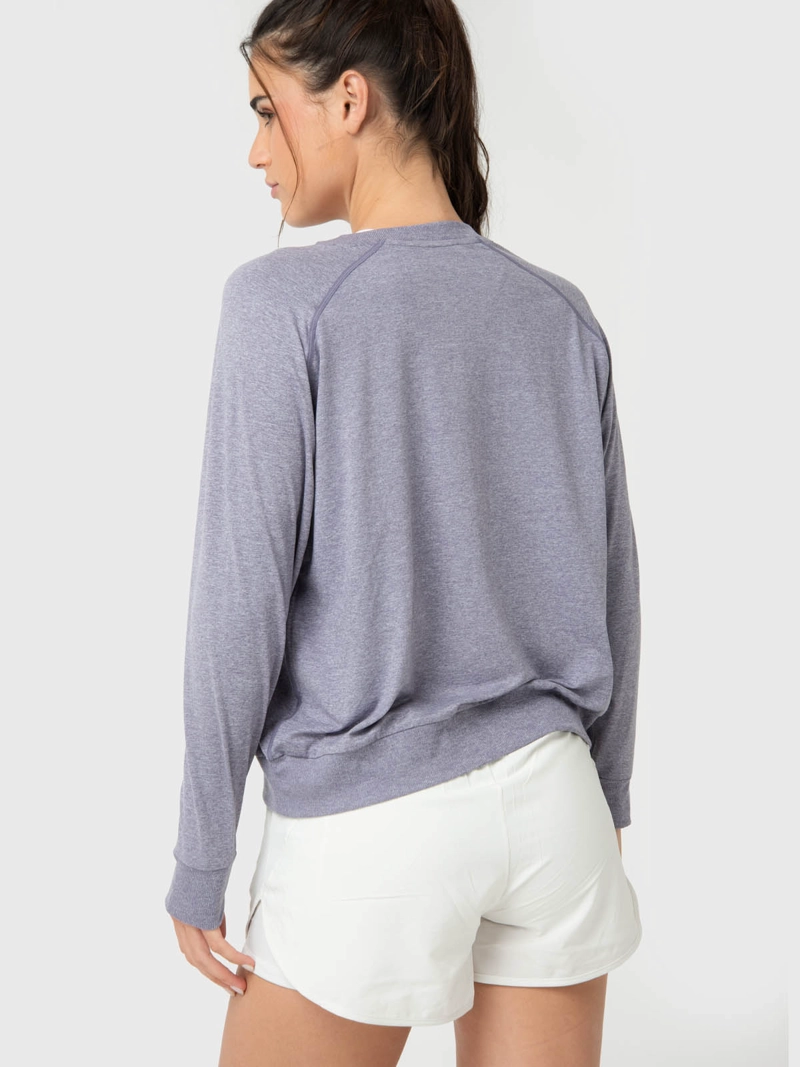 POLERON MUJER CREW NECK MORADO BSOUL - 2