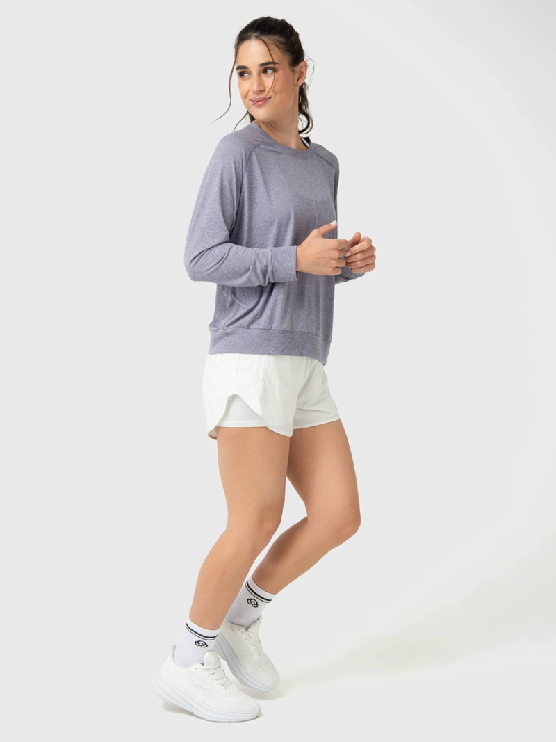 POLERON MUJER CREW NECK MORADO BSOUL - 5
