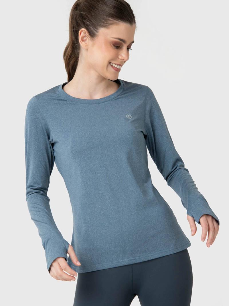 POLERA AZUL MUJER FIRST LAYER BSOUL - 1