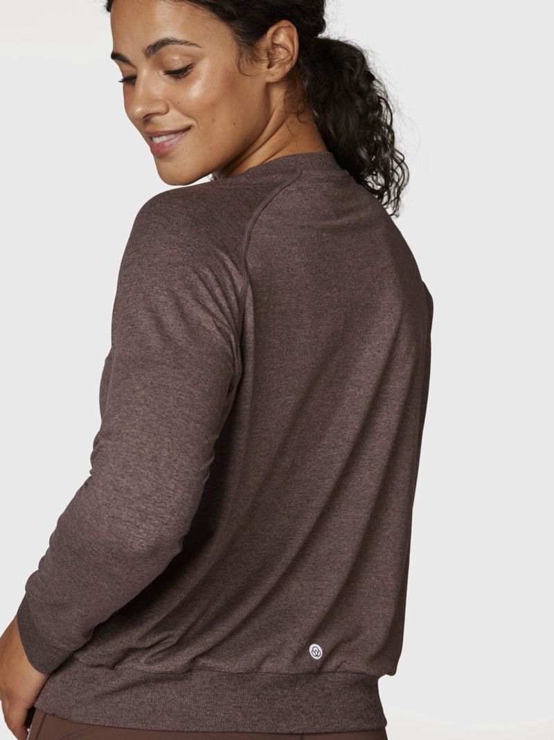 POLERON MUJER CREW NECK CAFE  BSOUL - 2