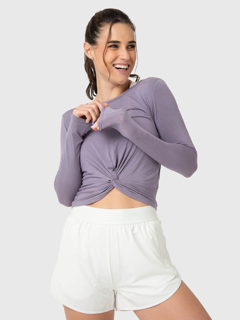 POLERA MUJER MODAL ALOE MORADA BSOUL - 1