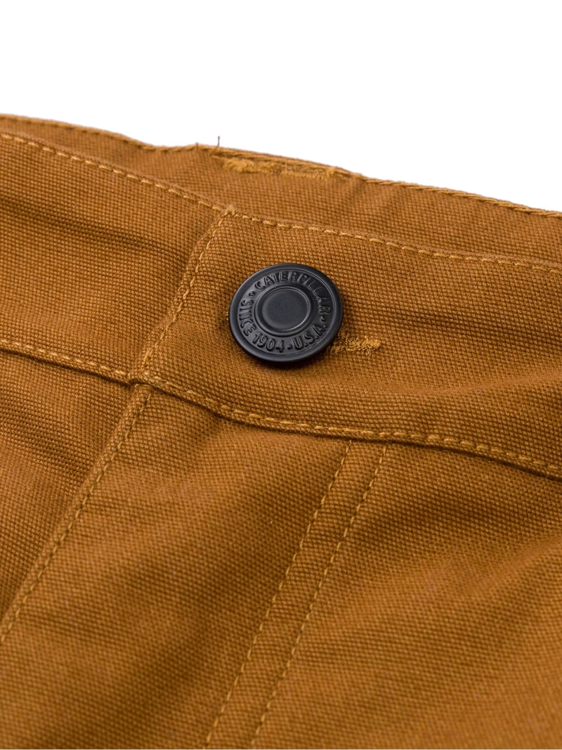 PANTALON TIRO MEDIO CASUAL HOMBRE BRUSH PANT CAFE  CAT - 7