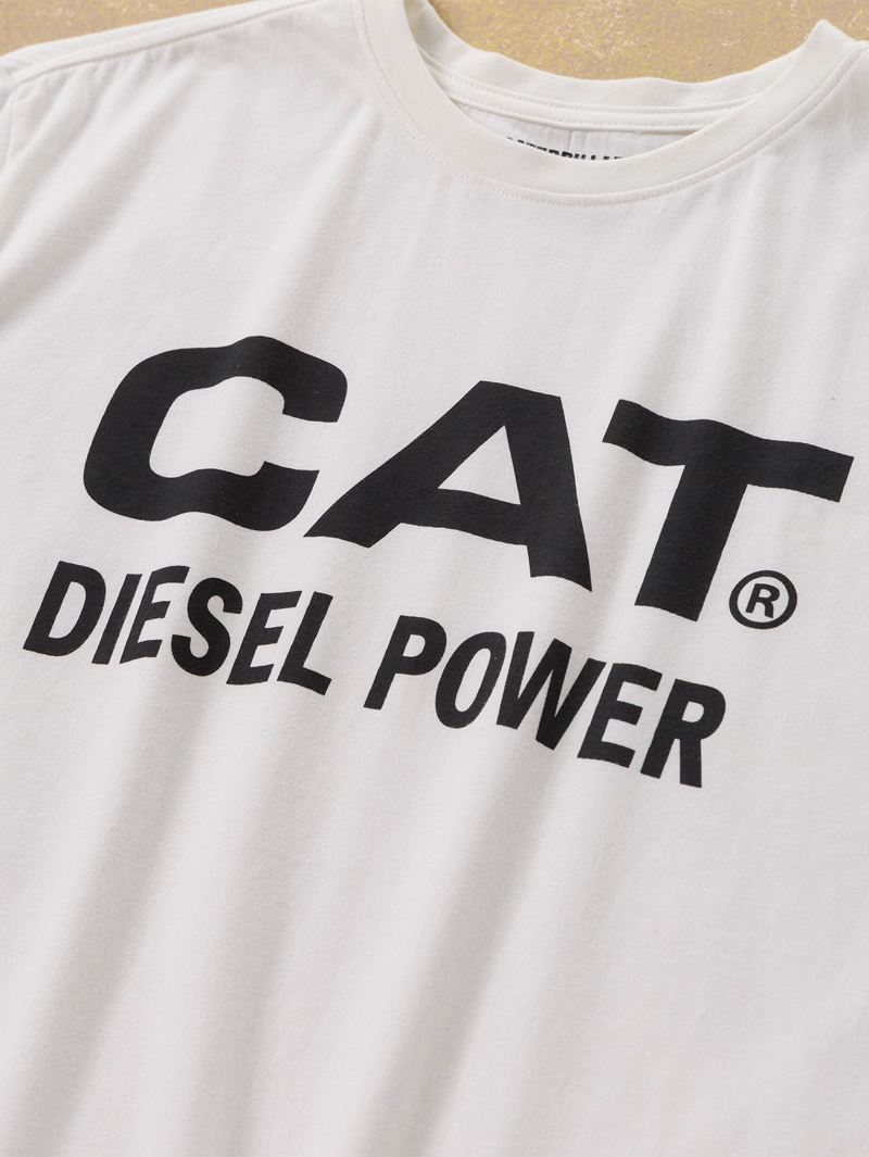 POLERA HOMBRE AVERY R CAT S/S DIES BLANCO CATERPILLAR - 4