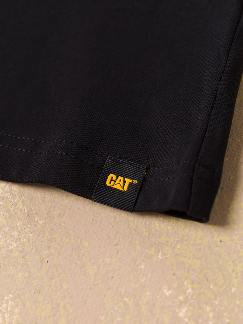 POLERA MANGA LARGA HOMBRE LOGO NEGRO CAT - 4