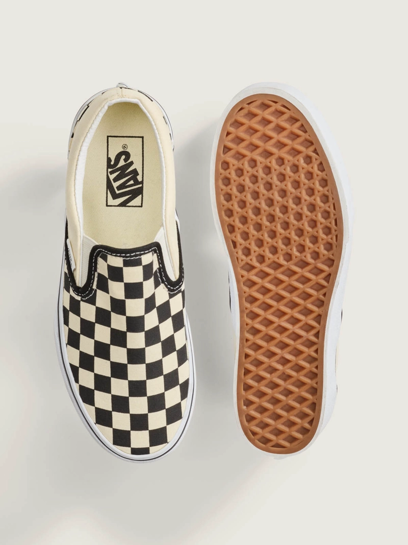 ZAPATILLA MUJER SLIP-ON STACKFORM CHECKER NEGRO VANS - 5