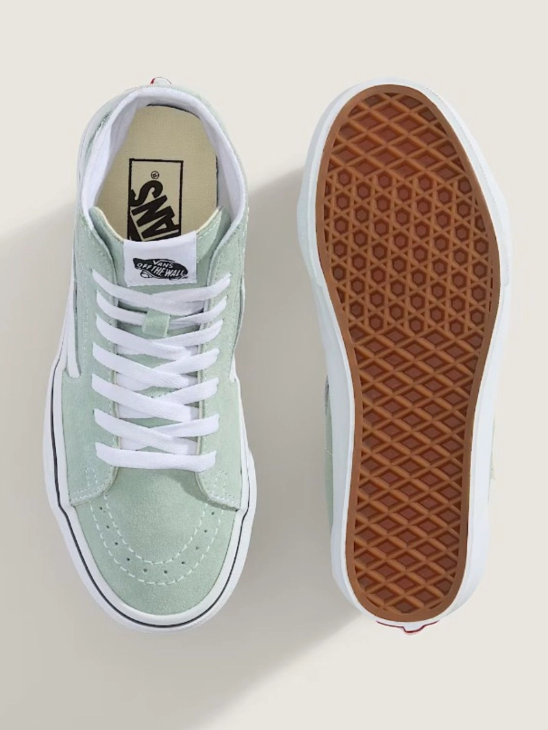 ZAPATILLA C/CAÑA MUJER SK8-HI TAPERED VERDE VANS - 5