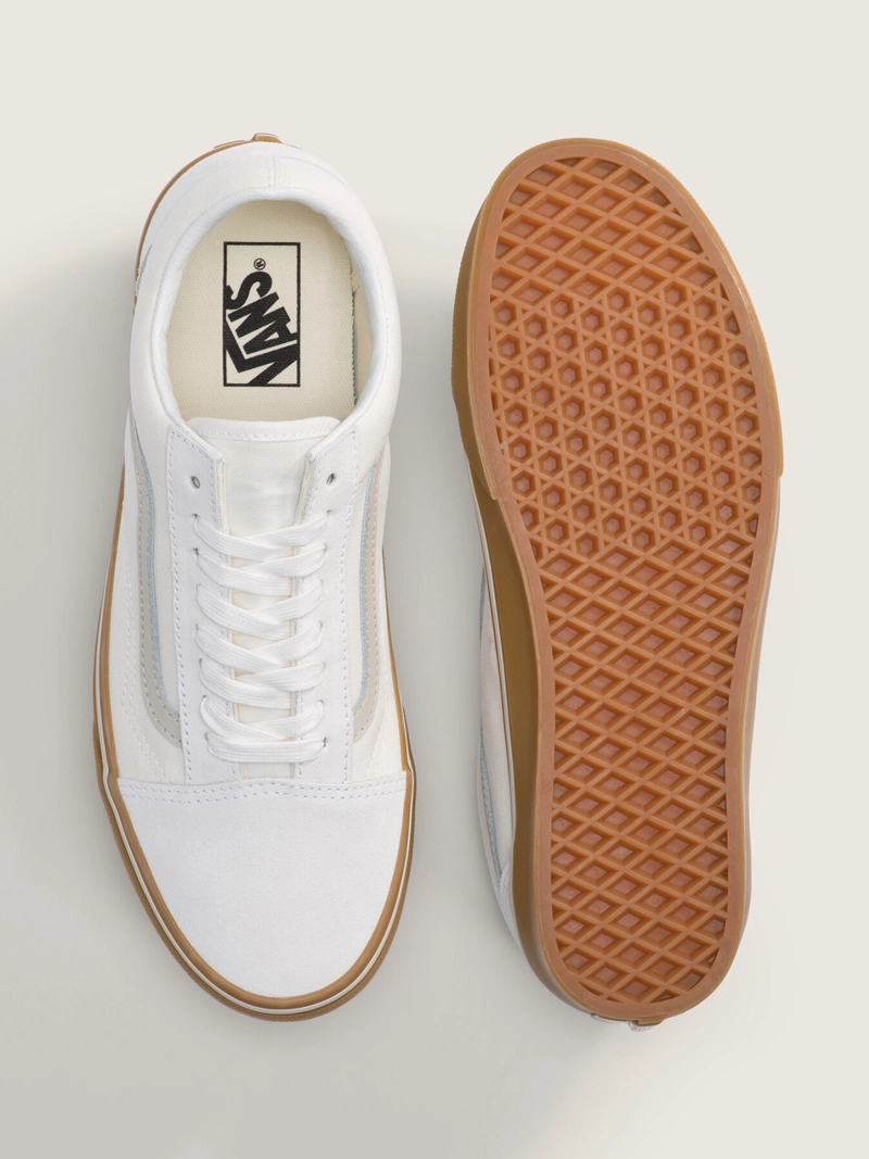 ZAPATILLA UNISEX OLD SKOOL BLANCO VANS - 5