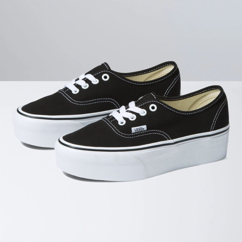 ZAPATILLA MUJER AUTHENTIC STACKFORM CANVAS NEGRO VANS - 1