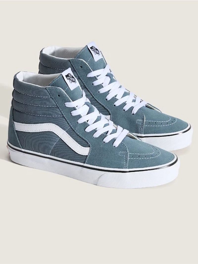 ZAPATILLA C/CAÑA UNISEX SK8-HI CELESTE VANS - 2