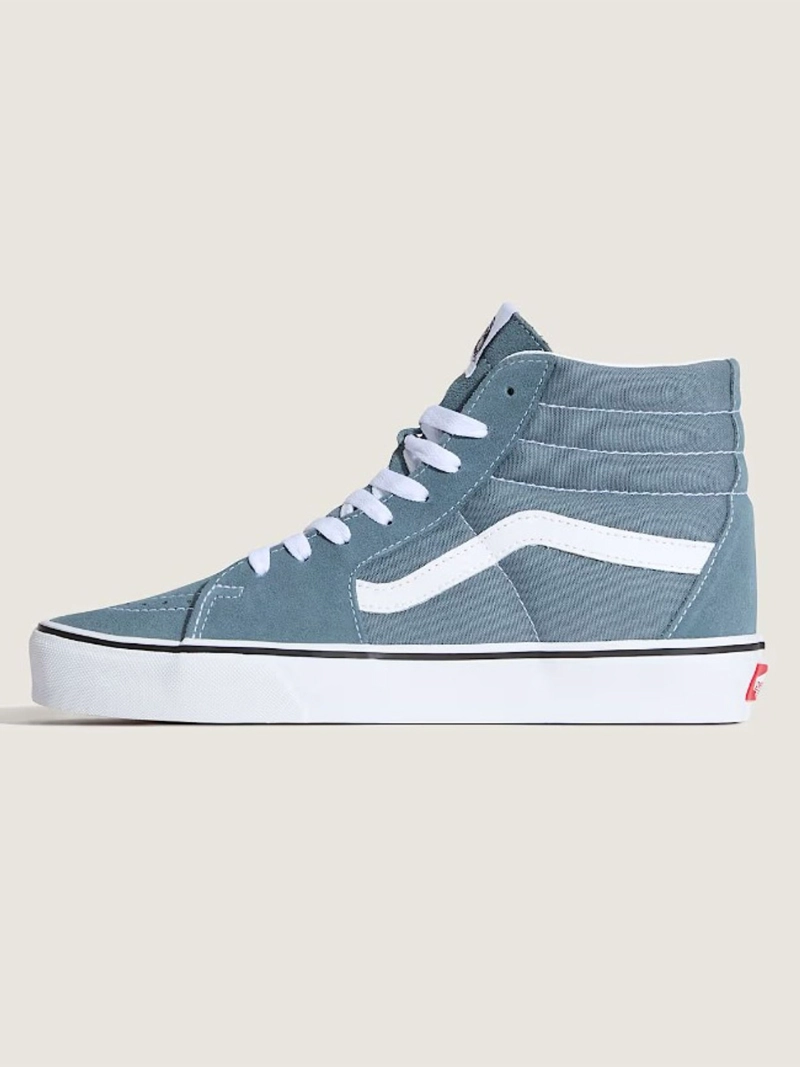 ZAPATILLA C/CAÑA UNISEX SK8-HI CELESTE VANS - 4