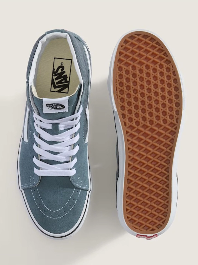 ZAPATILLA C/CAÑA UNISEX SK8-HI CELESTE VANS - 5