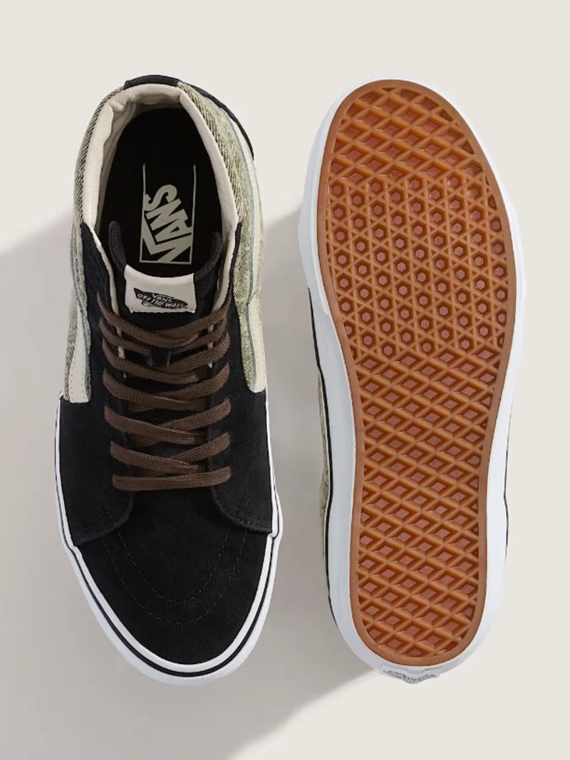 ZAPATILLA C/CAÑA UNISEX SK8-HI GRIS VANS - 5