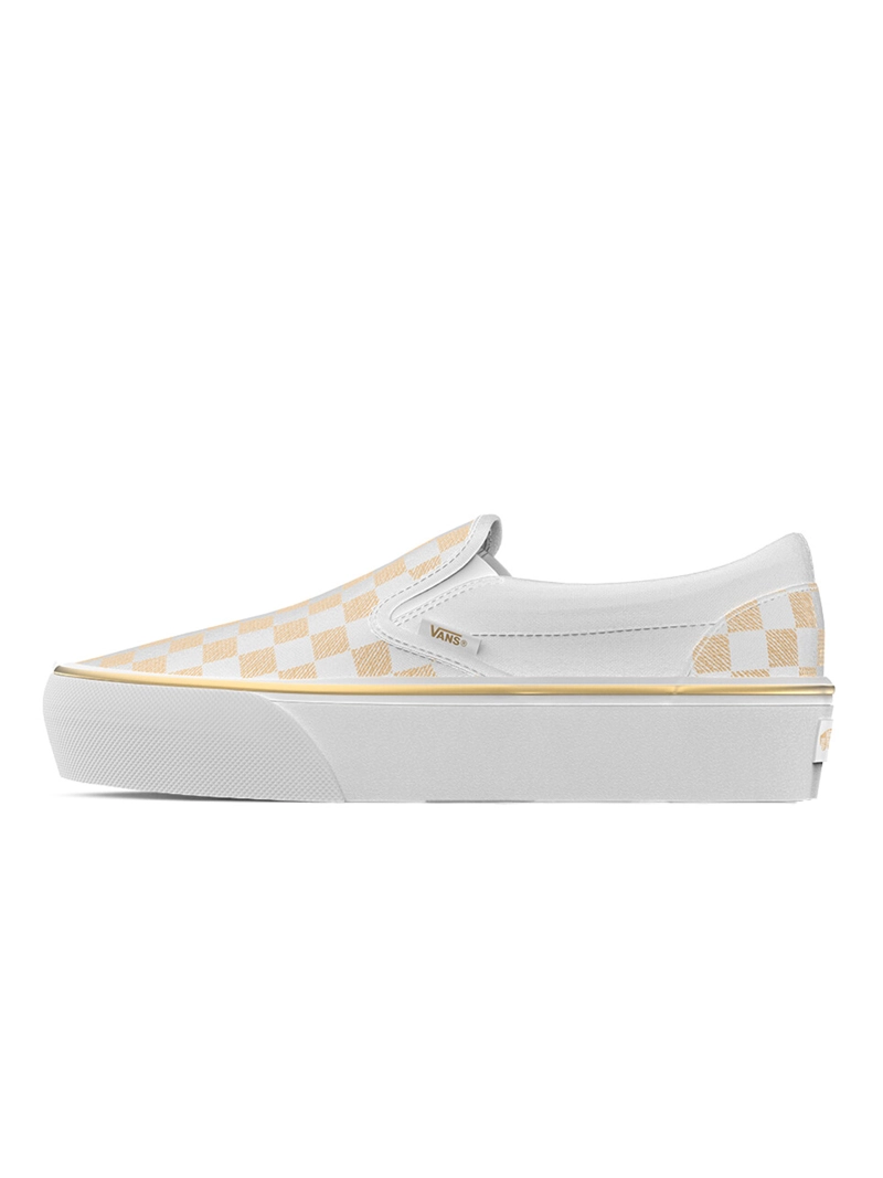 ZAPATILLA MUJER CLASSIC SLIP-ON PLAT AMARILLO VANS - 2