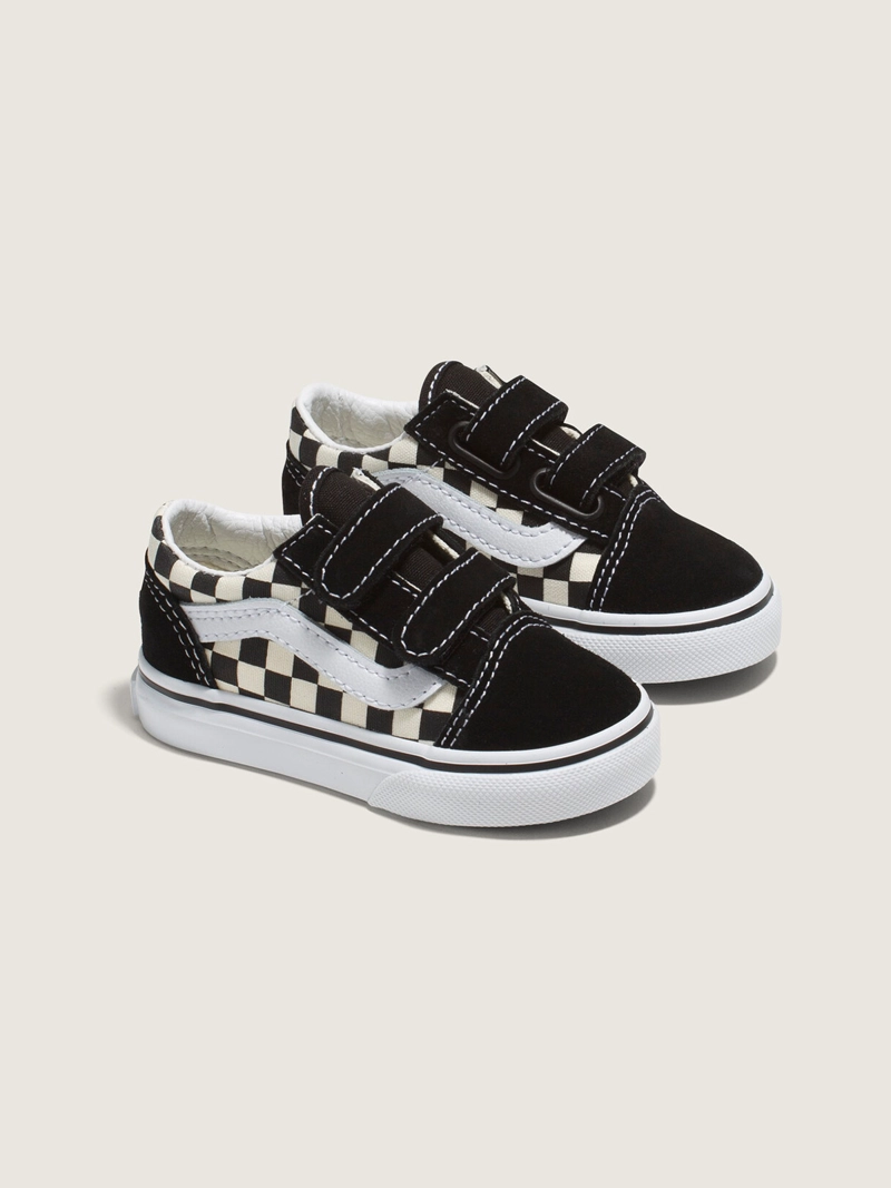 ZAPATILLA BEBE OLD SKOOL V PRIMARY CHECK BLACK VANS - 2