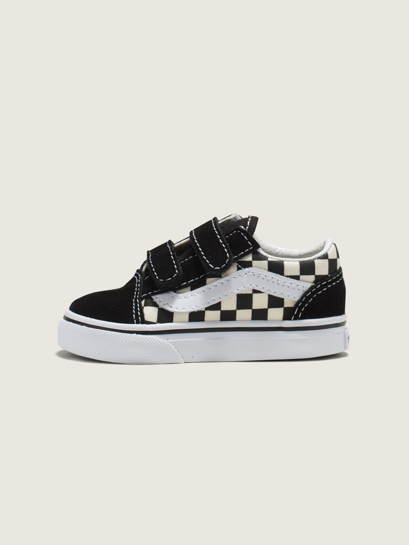 ZAPATILLA BEBE OLD SKOOL V PRIMARY CHECK BLACK VANS - 4