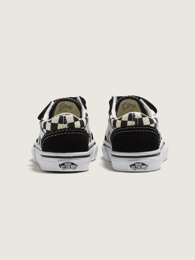 ZAPATILLA BEBE OLD SKOOL V PRIMARY CHECK BLACK VANS - 6