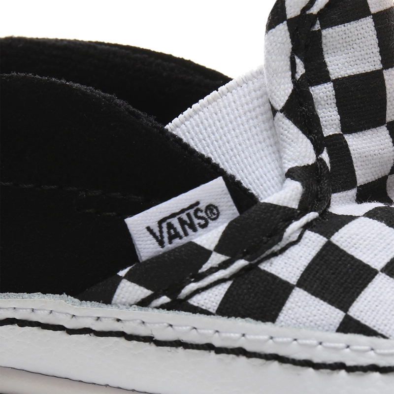 ZAPATILLA NIÑO SLIP-ON V CRIB (CHECKER) BLACK VANS - 9