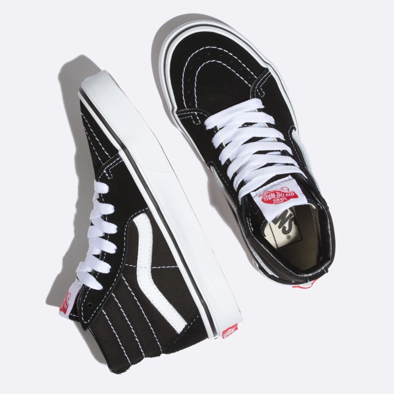 ZAPATILLA C/CANA NIÑO UY SK8-HI BLACK/TRUE WHITE  VANS - 2