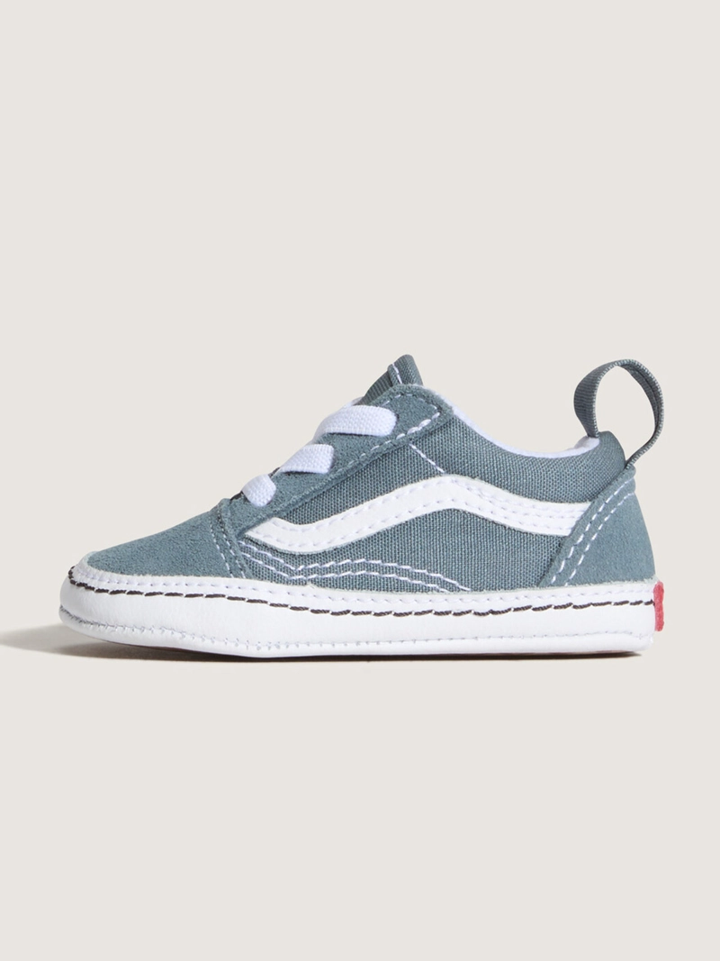 ZAPATILLA NIÑO OLD SKOOL CRIB CELESTE VANS - 4