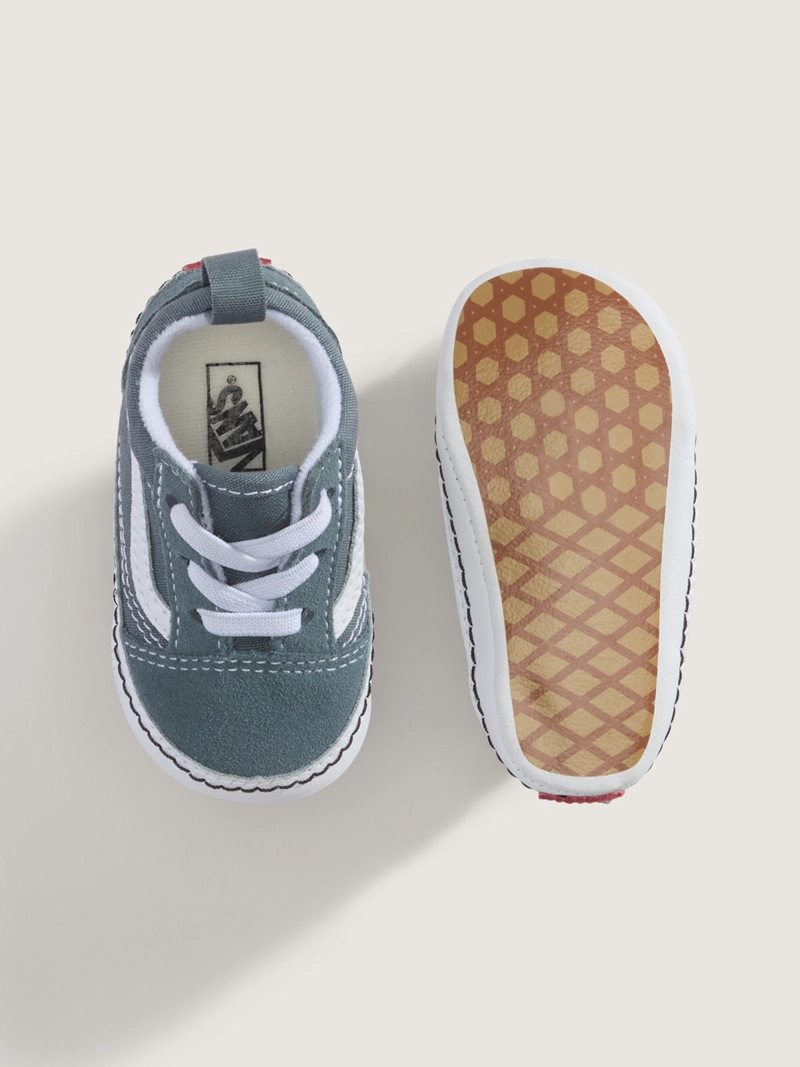 ZAPATILLA NIÑO OLD SKOOL CRIB CELESTE VANS - 5