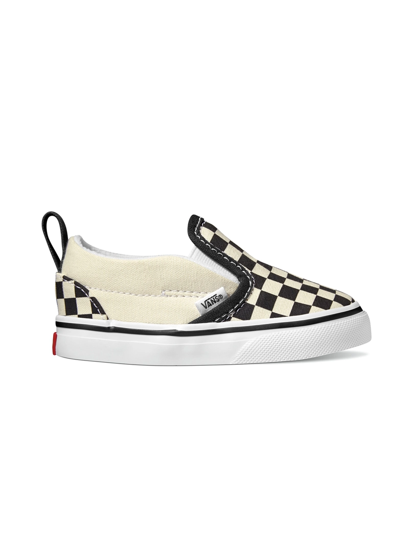 ZAPATILLA BEBE SLIP-ON V (CHECKERBOARD) BLACK VANS - 1