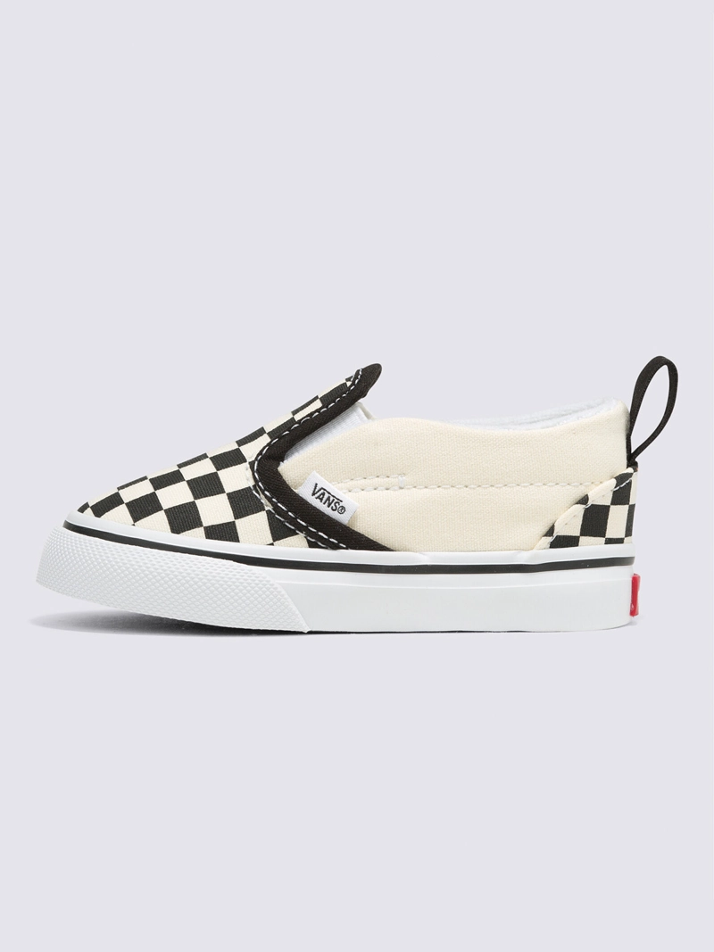 ZAPATILLA BEBE SLIP-ON V (CHECKERBOARD) BLACK VANS - 4